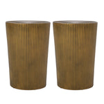 Langseth - Iron Sunburst Side Table Modern Design