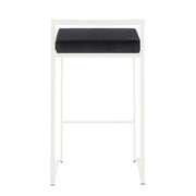 Lumi Source Fuji Simple Elegance contemporary stackable counter stool with sleek design and wooden seat