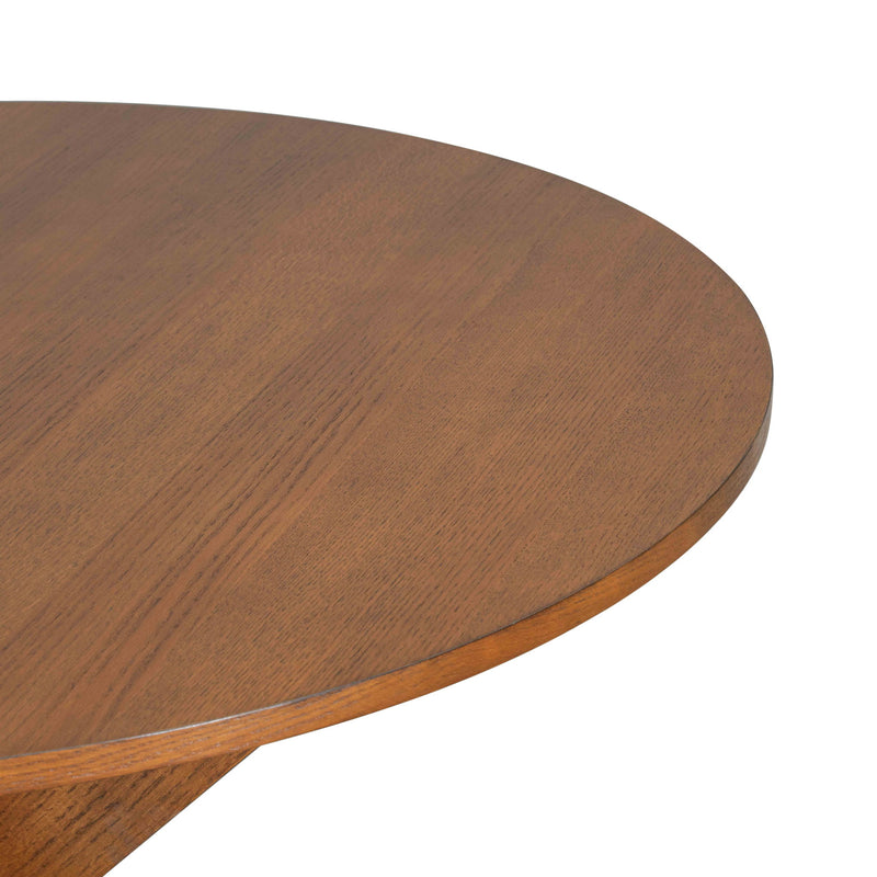 Round Dining Table Kitchen Table - Cherry - R&R Furniture Gallery (Fountain Valley, CA)