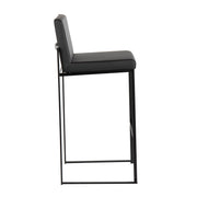 Lumi Source Fuji contemporary high back barstool with elegant design, featuring sleek modern style and comfortable seating.