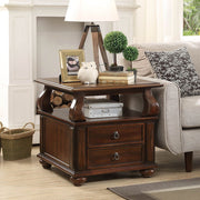 Amado - End Table - Walnut - R&R Furniture Gallery (Fountain Valley, CA)