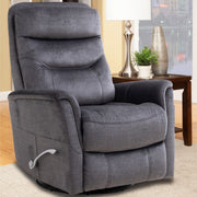 Gemini - Manual Swivel Glider Recliner - R&R Furniture Gallery (Fountain Valley, CA)