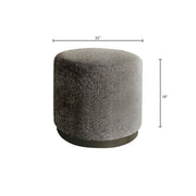 Oval Accent Ottoman - Brown - R&R Furniture Gallery (Fountain Valley, CA)