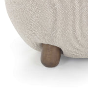 Pucker - Boucle Ottoman - Warm Gray - R&R Furniture Gallery (Fountain Valley, CA)