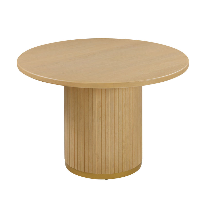 Chelsea - Ash Wood Round Dining Table - R&R Furniture Gallery (Fountain Valley, CA)