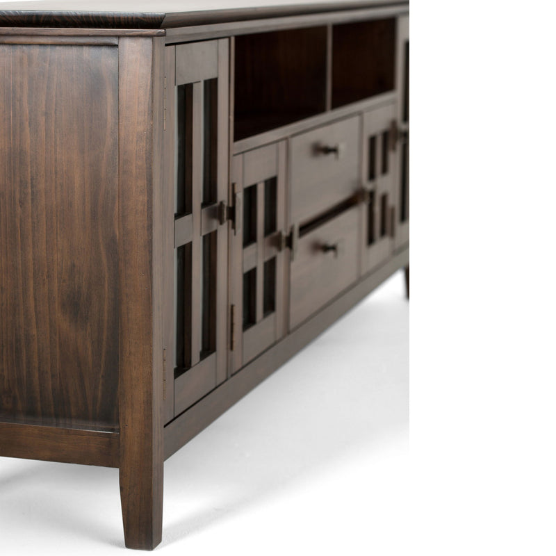 Artisan - TV Media Stand - Natural Aged Brown - R&R Furniture Gallery (Fountain Valley, CA)