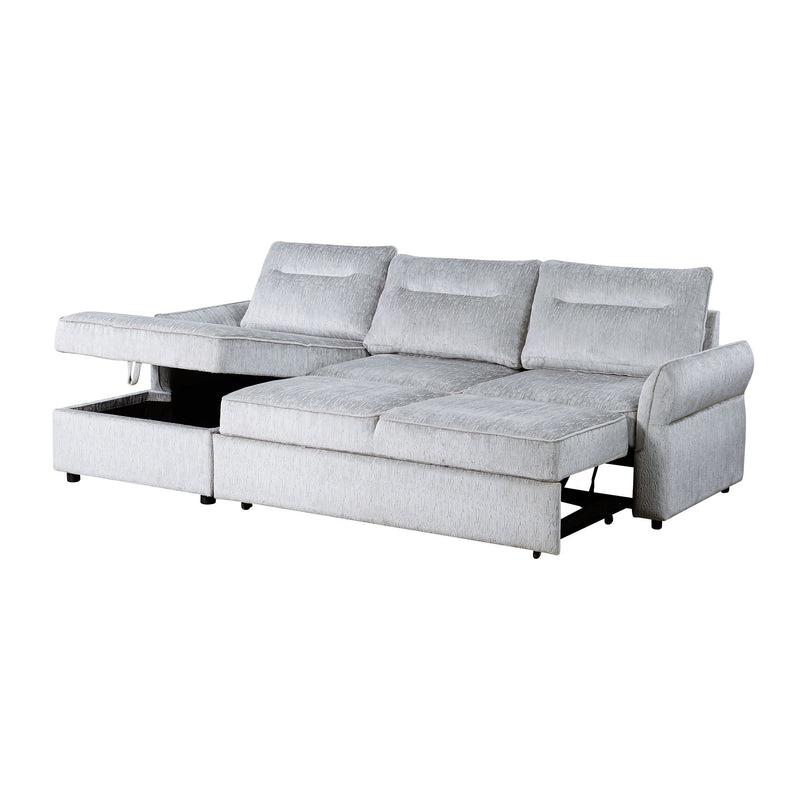 Montana - Sofabed With Storage - Gray - R&R Furniture Gallery (Fountain Valley, CA)