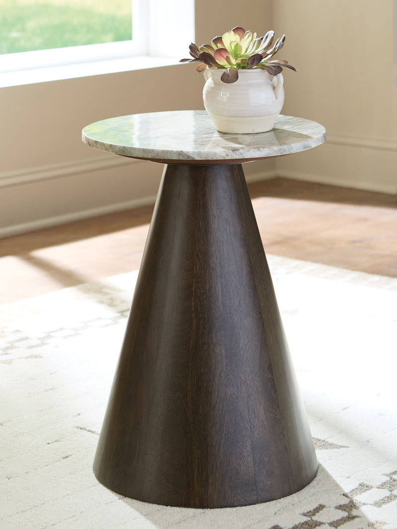 Waltnor - Accent Table - Gray / White / Brown - R&R Furniture Gallery (Fountain Valley, CA)