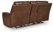 DeepWakes - Power Reclining Loveseat / Console / Adjustable Headrest - R&R Furniture Gallery (Fountain Valley, CA)