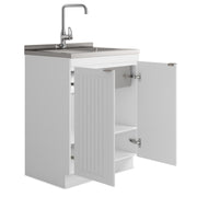 Murphy - Laundry Cabinet & Faucet And Stainless Steel Sink - R&R Furniture Gallery (Fountain Valley, CA)