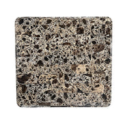 Nayla - End Table - Natural Marble Top & Cherry - R&R Furniture Gallery (Fountain Valley, CA)