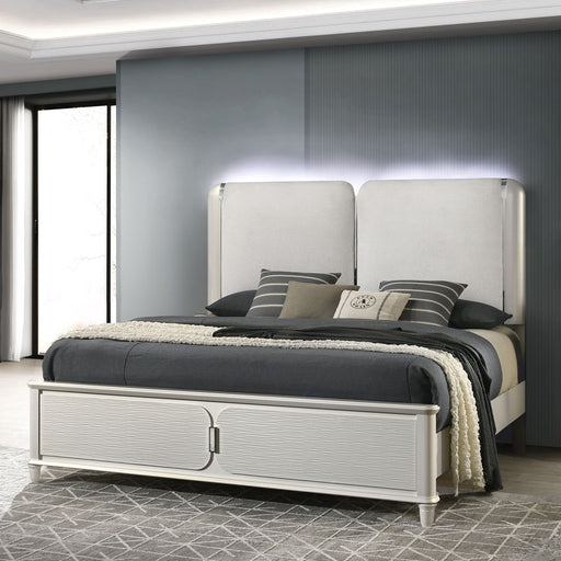 Laveda - Queen Bed With LED - R&R Furniture Gallery (Fountain Valley, CA)