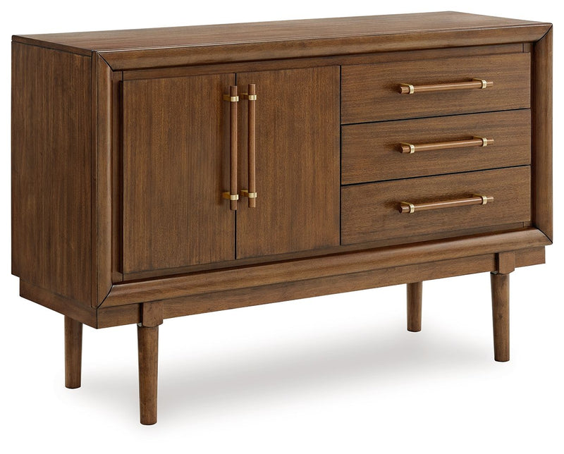 Lyncott - Dining Room Server - Brown - R&R Furniture Gallery (Fountain Valley, CA)