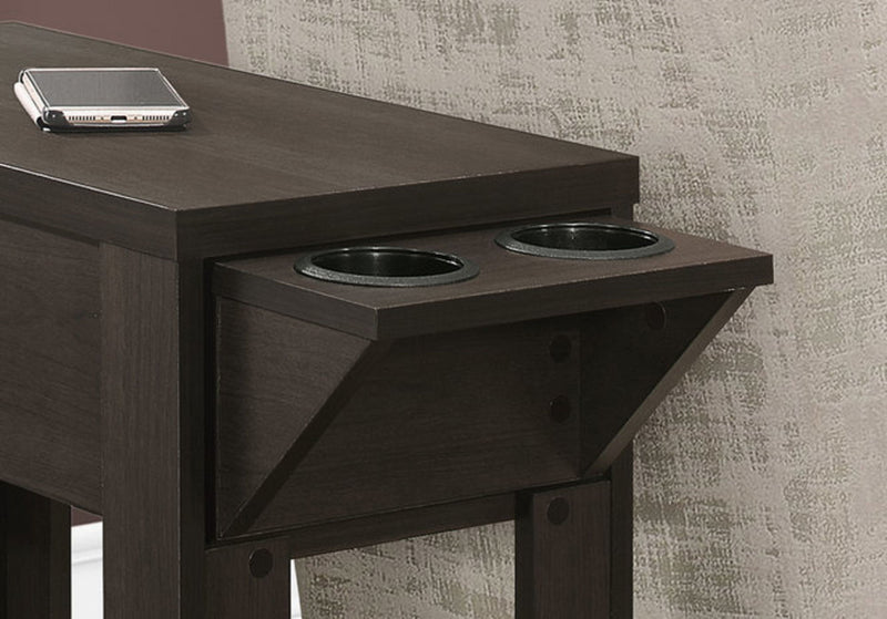 Accent Side Table, Storage, Lamp, Transitional Space-Saving Design - R&R Furniture Gallery (Fountain Valley, CA)