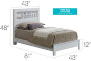 Bed With Transitional Design Stylish - R&R Furniture Gallery (Fountain Valley, CA)