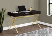 Computer Desk For Home Office, Laptop, Storage Drawers, Contemporary & Modern - Espresso - R&R Furniture Gallery (Fountain Valley, CA)