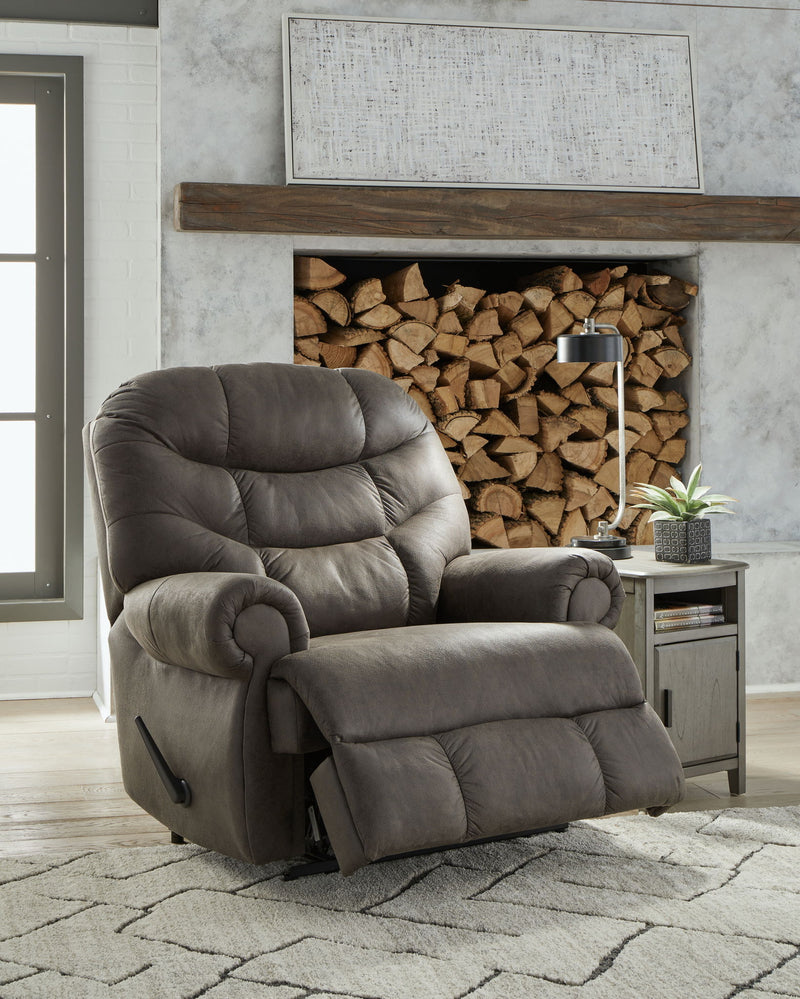 Camera Time - Zero Wall Recliner - Gunmetal - R&R Furniture Gallery (Fountain Valley, CA)