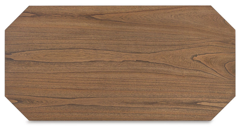 Landocken - Occasional Table Set (Set of 3) - Brown / Blue - R&R Furniture Gallery (Fountain Valley, CA)