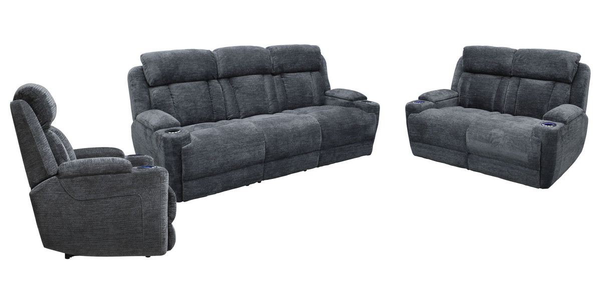 Dalton - Power Reclining Sofa Set - R&R Furniture Gallery (Fountain Valley, CA)