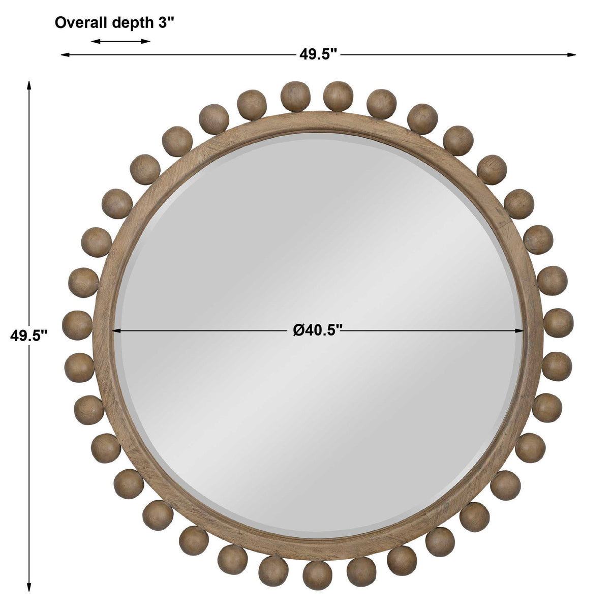 Brianza - Round Mirror