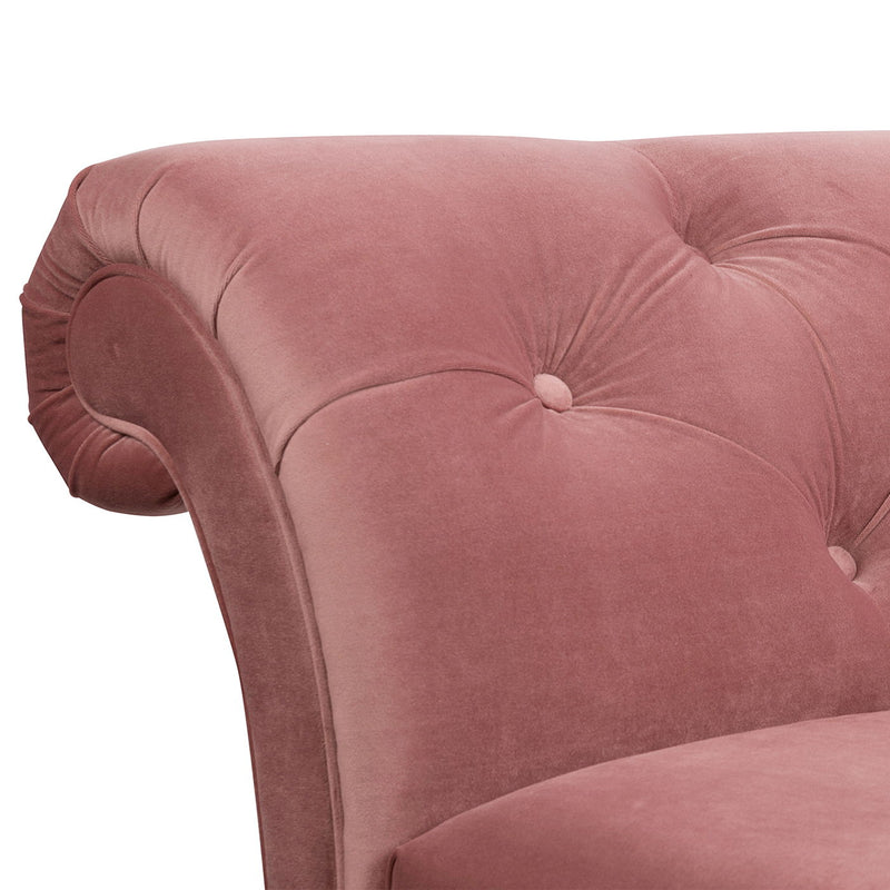 Samuel - Tufted Roll Arm Chaise Lounge