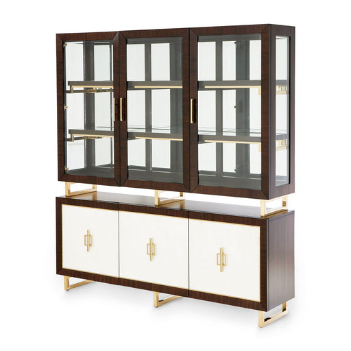 Belmont Place - China Cabinet - Espresso - R&R Furniture Gallery (Fountain Valley, CA)