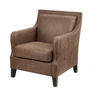 Shasta - Accent Chair With And Nail Buttons - Brown - R&R Furniture Gallery (Fountain Valley, CA)