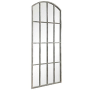 Uttermost Amiel arched ivory wall mirror with elegant frame, ideal for stylish bathroom or living room decor.