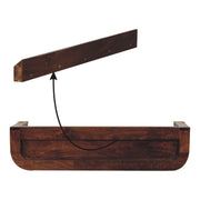 Indira - Floating Console Table - Walnut - R&R Furniture Gallery (Fountain Valley, CA)