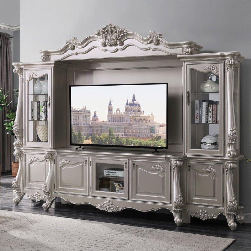 Bently - Entertainment Center - Champagne - R&R Furniture Gallery (Fountain Valley, CA)