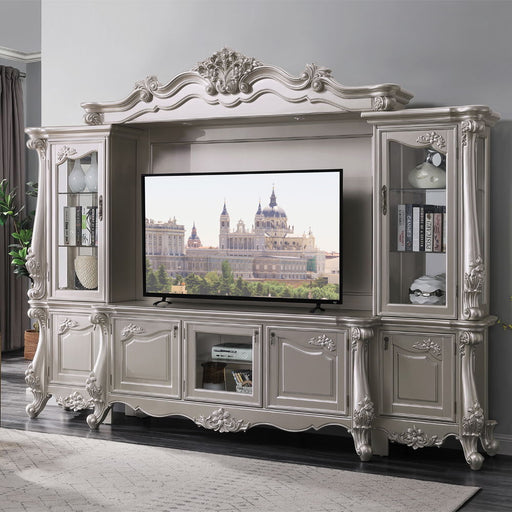 Bently - Entertainment Center - Champagne - R&R Furniture Gallery (Fountain Valley, CA)