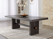 Burkhaus - Rectangular Dining Room Extension Table - Dark Brown - R&R Furniture Gallery (Fountain Valley, CA)
