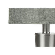 Set of 2 8th Street contemporary table lamps with USB ports, featuring modern design and neutral-colored shades.