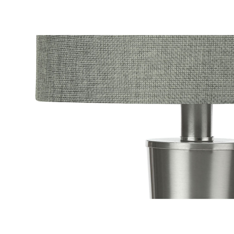 Set of 2 8th Street contemporary table lamps with USB ports, featuring modern design and neutral-colored shades.