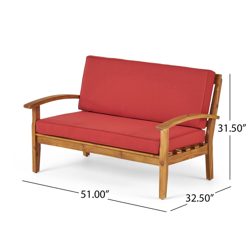 Outdoor Chat Set With Coffee Table And Loveseat - R&R Furniture Gallery (Fountain Valley, CA)