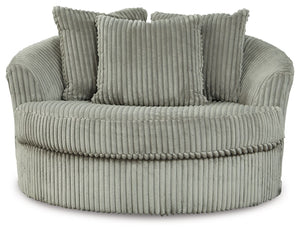 Lindyn - Oversized Swivel Accent Chair - R&R Furniture Gallery (Fountain Valley, CA)