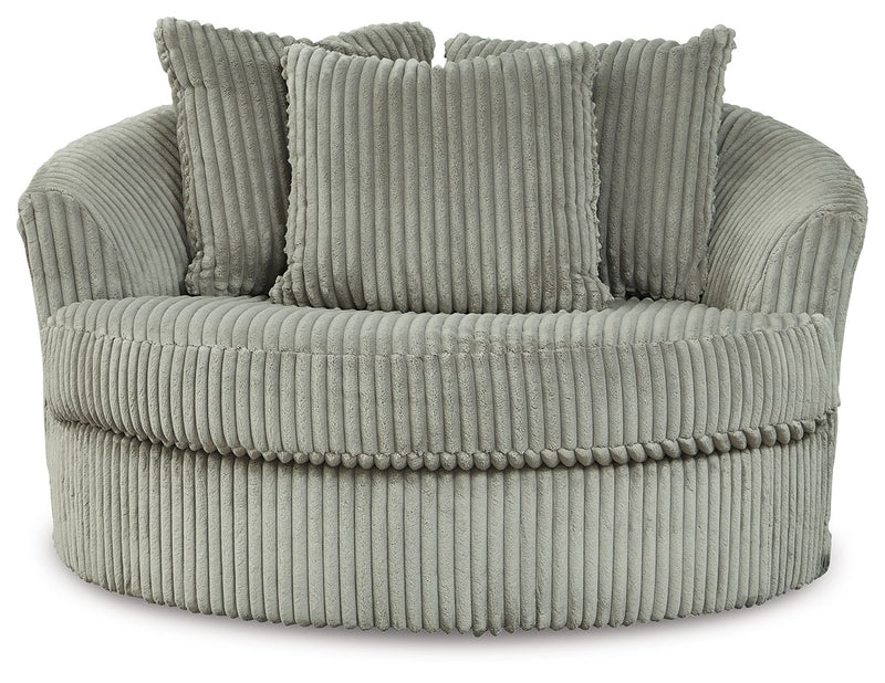 Lindyn - Oversized Swivel Accent Chair - R&R Furniture Gallery (Fountain Valley, CA)
