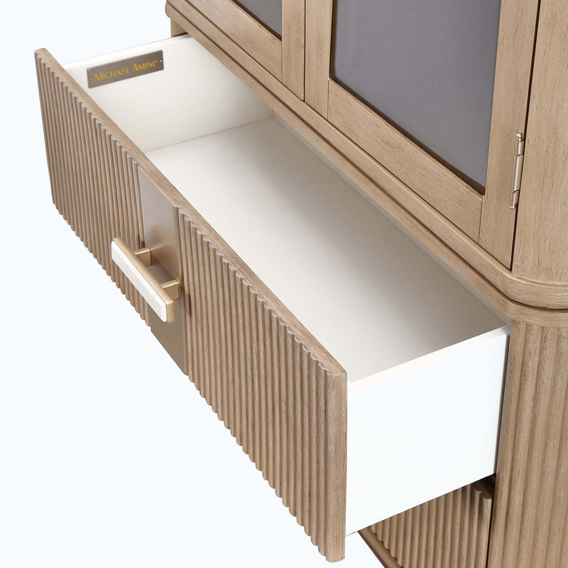 West Kensington - Display Cabinet - R&R Furniture Gallery (Fountain Valley, CA)