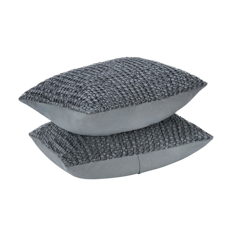 Classic Home Colmar quilt sham with intricate embroidery and soft fabric, perfect for adding elegance to your bedding.