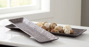 Garekton - Tray Set (Set of 2) - Pewter Finish - R&R Furniture Gallery (Fountain Valley, CA)
