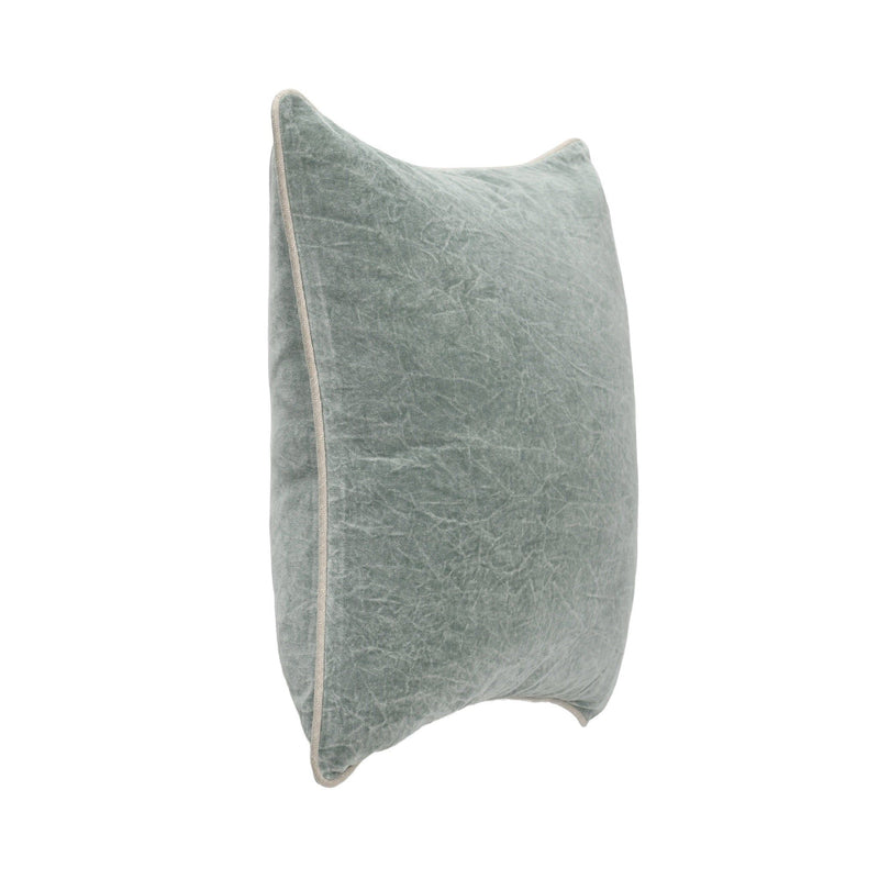Heirloom Velvet - SLD Pillow - Bay Green