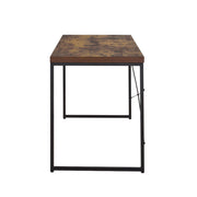 Bob - Writing Desk (Same Ac00906) - Weathered Oak & Black - R&R Furniture Gallery (Fountain Valley, CA)