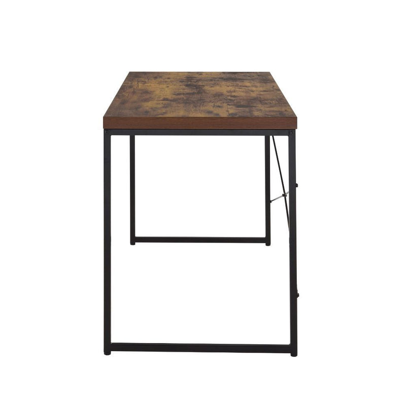 Bob - Writing Desk (Same Ac00906) - Weathered Oak & Black - R&R Furniture Gallery (Fountain Valley, CA)
