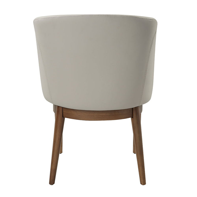 Harvey - Side Chair (Set of 2) - Synthetic Leather & Walnut - R&R Furniture Gallery (Fountain Valley, CA)