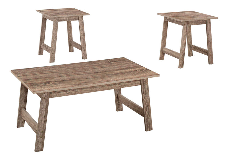 Table Set, Coffee, End, Side, Accent, Living Room Transitional (Set of 3) - R&R Furniture Gallery (Fountain Valley, CA)