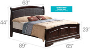 Panel Sleigh Bed Elegantly Crafted - R&R Furniture Gallery (Fountain Valley, CA)