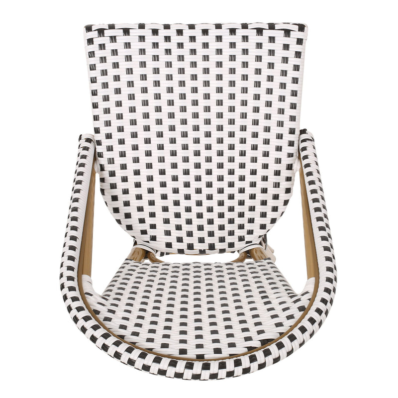 Outdoor Pe Rattan French Barstool Set - R&R Furniture Gallery (Fountain Valley, CA)
