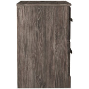 Ralinksi - Two Drawer Night Stand - Gray - R&R Furniture Gallery (Fountain Valley, CA)