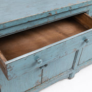 Classic Home Winford 3-drawer, 6-door buffet cabinet with wood finish, featuring spacious storage and modern design.