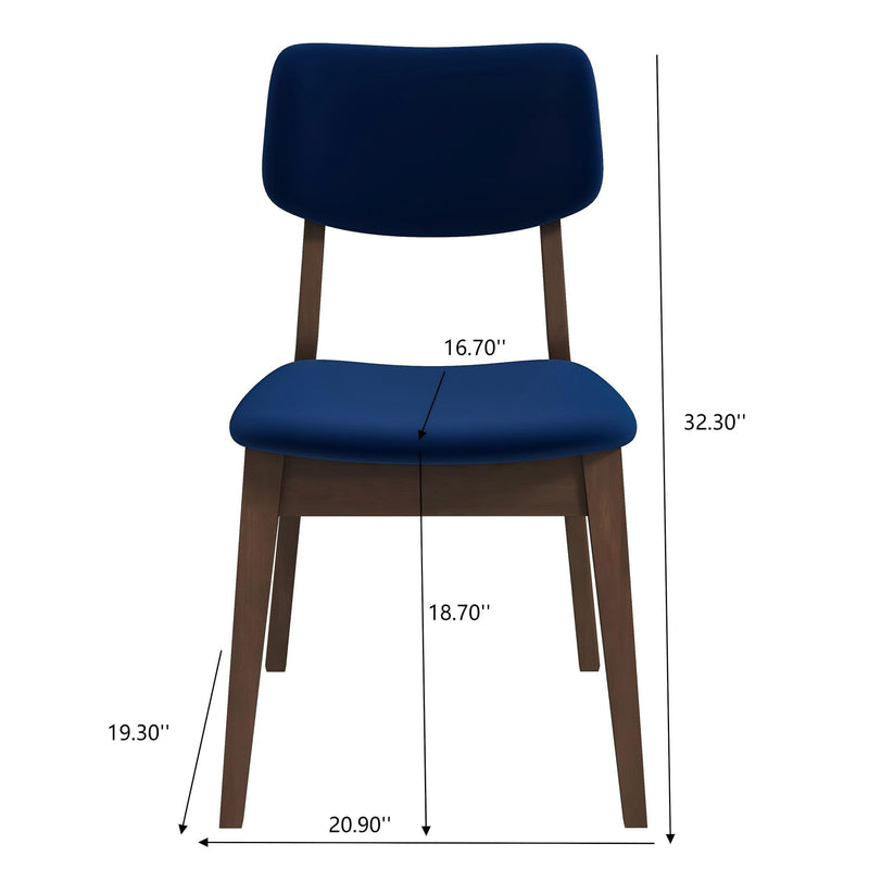 Clove - Mid-Century Dining Chair (Set of 2) - R&R Furniture Gallery (Fountain Valley, CA)